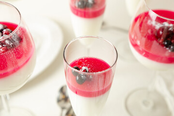 strawberry smoothie in a glass