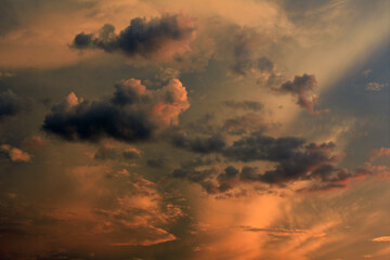 clouds in the sky