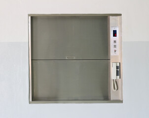 delivery elevator in the building. © naiauss