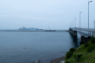 Fototapeta premium 長州出島の海の風景
