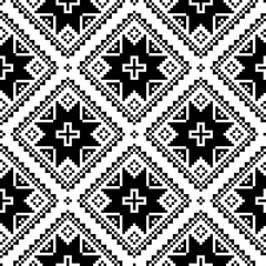
	
Seamless cross-stitch folk art vector pattern inpired by traditional embroidery designs form Ukraine and Belarus