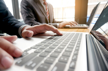 Business People Meeting Design Ideas professional investor working new start up project. Concept. business planning in office.