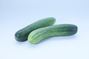 cucumber on a white background