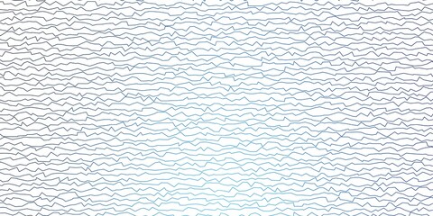 Dark BLUE vector pattern with curves. Brand new colorful illustration with bent lines. Pattern for ads, commercials.