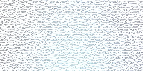Dark BLUE vector pattern with curves. Brand new colorful illustration with bent lines. Pattern for ads, commercials.