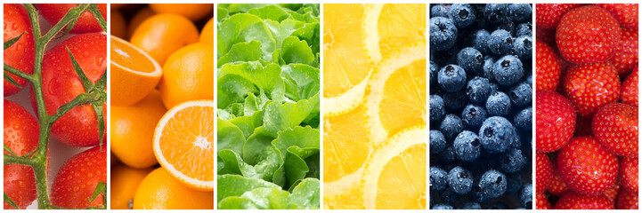 Fruits and Vegetables, Healthy food backgrounds