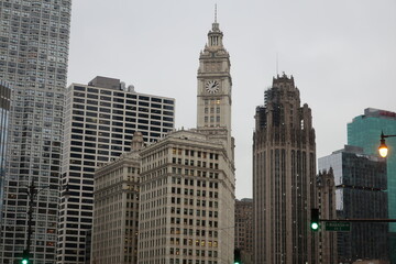 Fototapeta na wymiar Buildings in Chicago