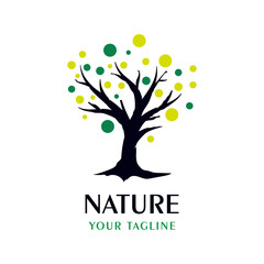 Fototapeta na wymiar Tree logo design