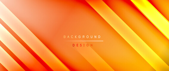 Bright gradient neon lines abstract background