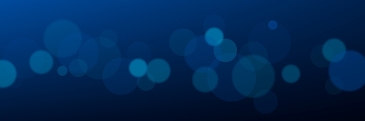 Blue horizontal background in bokeh style