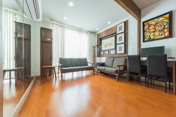Fototapeta na wymiar Interior, beautiful apartment, luxurious living room