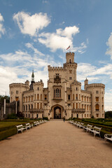 Fototapeta na wymiar Hluboka Castle Czech Republic