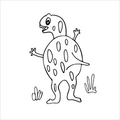 Vector Dinosaur for kids design