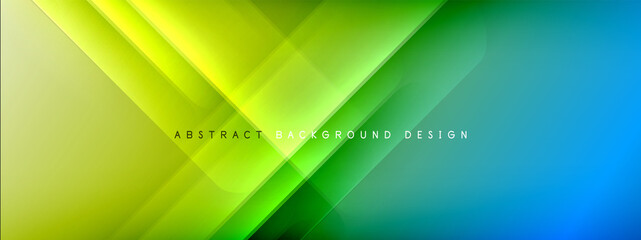 Motion concept neon shiny lines on liquid color gradients abstract backgrounds. Dynamic shadows and lights templates for text