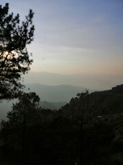 Obraz na płótnie Canvas Sunrise Over the Mountains