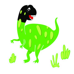 Green Dinosaur for kids design