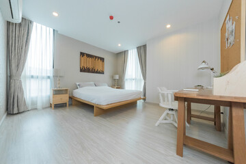 Naklejka na ściany i meble Beautiful Interior design modern Bedroom