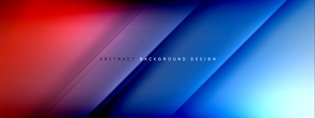 Motion concept neon shiny lines on liquid color gradients abstract backgrounds. Dynamic shadows and lights templates for text