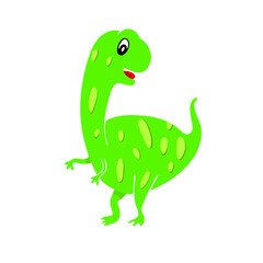 Green Dinosaur for kids design