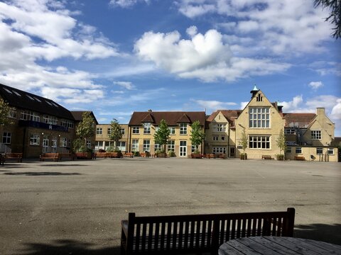 REIGATE, UNITED KINGDOM - Jun 14, 2020: Reigate Grammar School