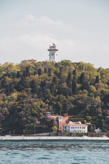 view of the houses from the Bosporus