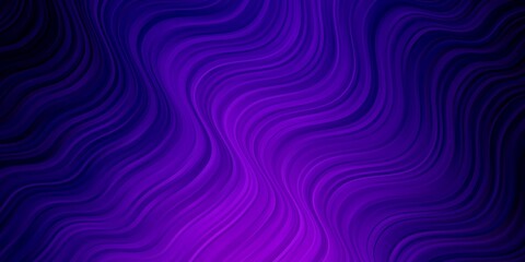 Light Purple vector layout with wry lines. Brand new colorful illustration with bent lines. Best design for your posters, banners.