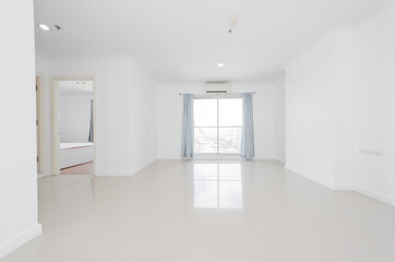 Empty bright office without furniture