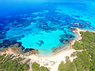 Fototapeta premium Capriccioli Strand Sardinien