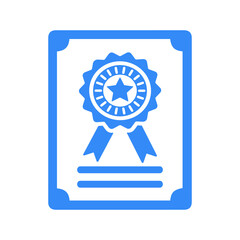 Award, Certificate vector icon / achievement