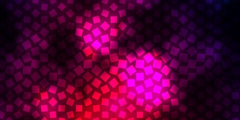 Dark Purple vector background in polygonal style. Illustration with a set of gradient rectangles. Template for cellphones.