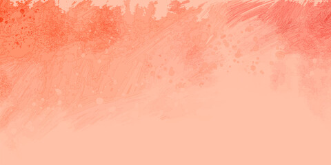 Vector pink and orange abstract watercolor background