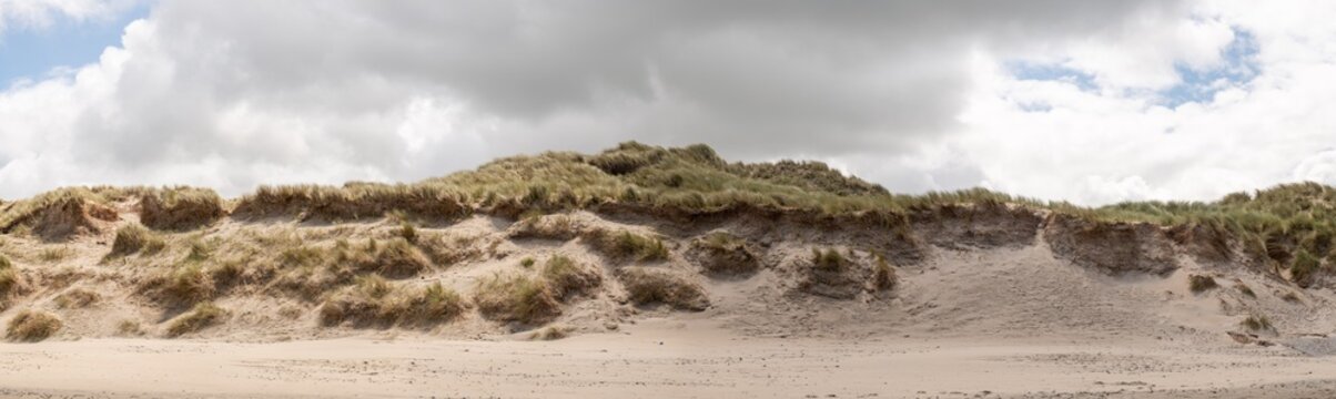 sand dunes at within cornwall england uk 