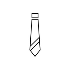 Tie Icon Vector Illustration in Trendy Flat Design