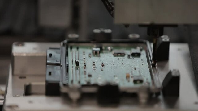 Electronic board production line factory