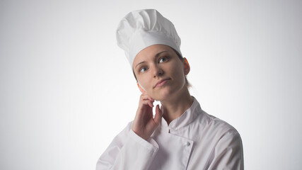 Chef, cook or baker woman