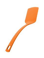 orange spatula for kitchen and cooking