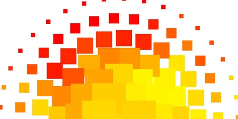 Light Orange vector texture in rectangular style. Abstract gradient illustration with colorful rectangles. Modern template for your landing page.