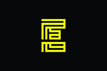 Professional Innovative Initial E logo and EE logo. Letter E EE Minimal elegant Monogram. Premium Business Artistic Alphabet symbol and sign 
