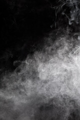 smoke overlay  on black background