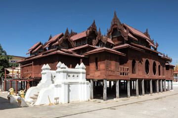 Shwe Yan Pyay monastery at Lake Inle