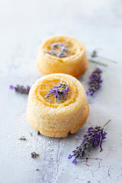Veganes Zitronenk&uuml;chlein mit Lavendel