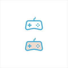 joystick icon flat vector logo design trendy