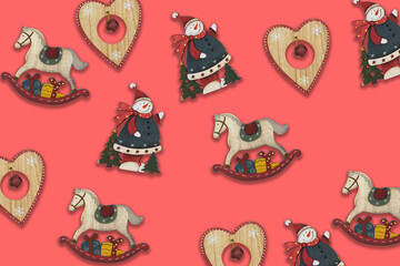 decorazioni di natale biglietto buon natale 