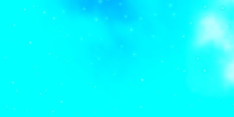 Light BLUE vector pattern with abstract stars. Colorful illustration in abstract style with gradient stars. Pattern for websites, landing pages.