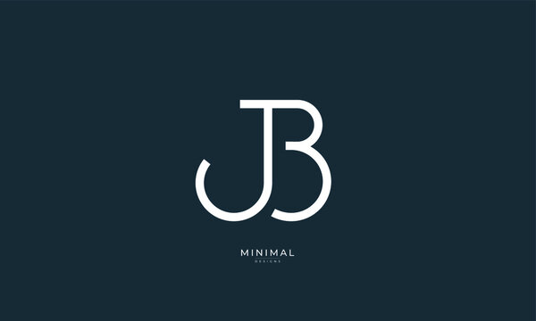 Alphabet Letter Icon Logo JB