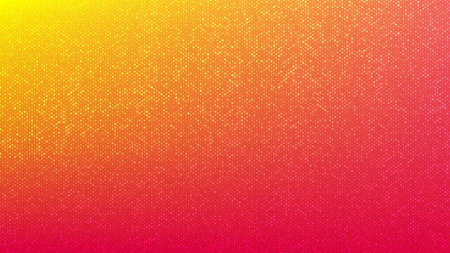 Gradient Dotted Background. Pattern With Dot And Circles. Futuristic Orange Background For Brochures, Flyers And Banners. Dots Texture For Creative Design. Vector