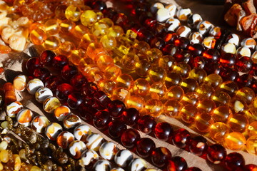 Natural baltic amber bead necklaces