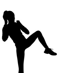 Sport, woman's body, gymnastics, yoga, black, strength, diet, nutrition,Sportswear, leaflet
