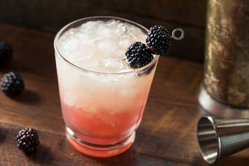 Boozy Blackberry Bramble Gin Cocktail