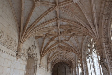 Arch church roof interior